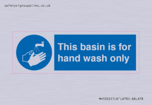 MH5322: Basin for hand wash only