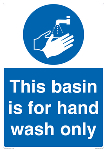 MH5322: Basin for hand wash only