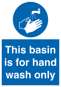MH5322: Basin for hand wash only