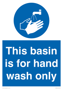 MH5322: Basin for hand wash only