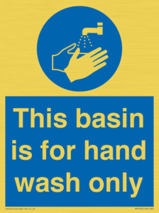 MH5322: Basin for hand wash only