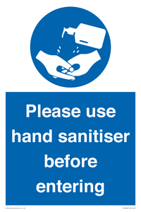 MH5489: Please use hand sanitiser