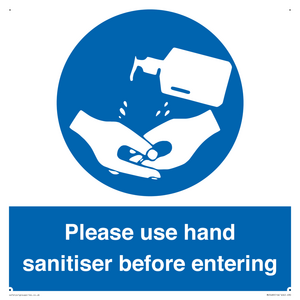 MH5489: Please use hand sanitiser