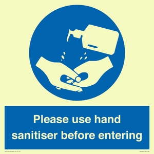 MH5489: Please use hand sanitiser