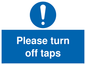 MH5754: Please turn off taps