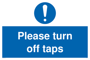 MH5754: Please turn off taps