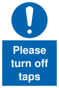 MH5754: Please turn off taps