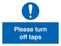 MH5754: Please turn off taps