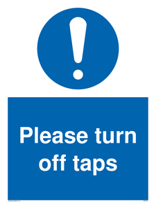 MH5754: Please turn off taps