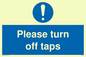 MH5754: Please turn off taps
