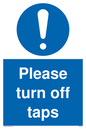 MH5754: Please turn off taps
