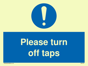 MH5754: Please turn off taps