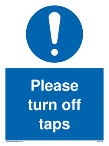 MH5754: Please turn off taps