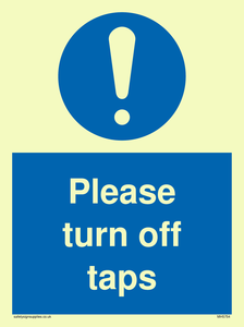 MH5754: Please turn off taps