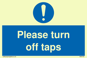 MH5754: Please turn off taps