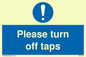 MH5754: Please turn off taps