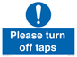 MH5754: Please turn off taps