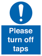 MH5754: Please turn off taps