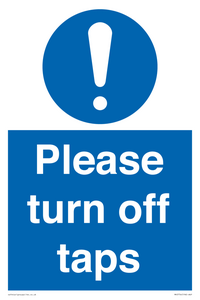 MH5754: Please turn off taps