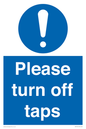 MH5754: Please turn off taps