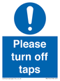 MH5754: Please turn off taps