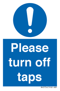 MH5754: Please turn off taps