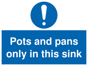 MH5835: Pots and Pans only in this sink