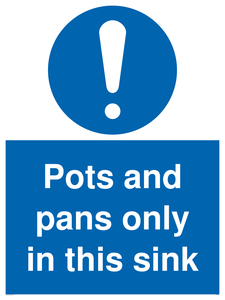 MH5835: Pots and Pans only in this sink