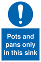 MH5835: Pots and Pans only in this sink