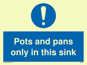 MH5835: Pots and Pans only in this sink