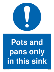 MH5835: Pots and Pans only in this sink