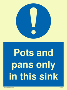 MH5835: Pots and Pans only in this sink