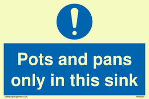 MH5835: Pots and Pans only in this sink