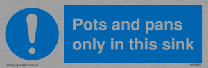 MH5835: Pots and Pans only in this sink