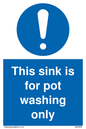 MH5836: This sink is for pot washing only