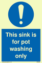 MH5836: This sink is for pot washing only