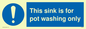 MH5836: This sink is for pot washing only