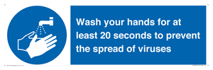 MH5932: Wash your hands for 20 seconds