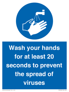 MH5932: Wash your hands for 20 seconds