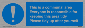 MH5939: This is a communal area. Everyone is responsible for keeping this area tidy.
