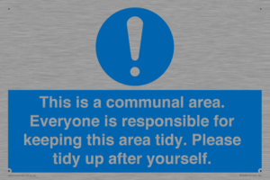 MH5939: This is a communal area. Everyone is responsible for keeping this area tidy.