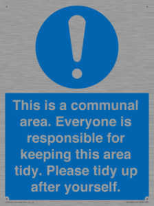MH5939: This is a communal area. Everyone is responsible for keeping this area tidy.