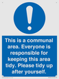 MH5939: This is a communal area. Everyone is responsible for keeping this area tidy.