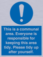 MH5939: This is a communal area. Everyone is responsible for keeping this area tidy.