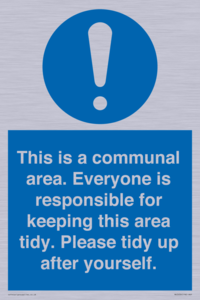 MH5939: This is a communal area. Everyone is responsible for keeping this area tidy.