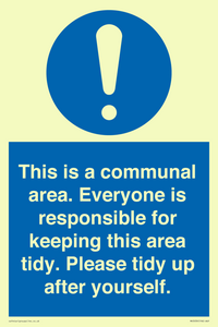 MH5939: This is a communal area. Everyone is responsible for keeping this area tidy.