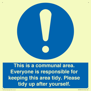 MH5939: This is a communal area. Everyone is responsible for keeping this area tidy.