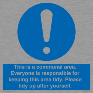 MH5939: This is a communal area. Everyone is responsible for keeping this area tidy.