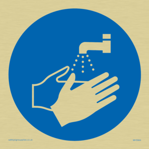 MH5944: Hand wash symbol