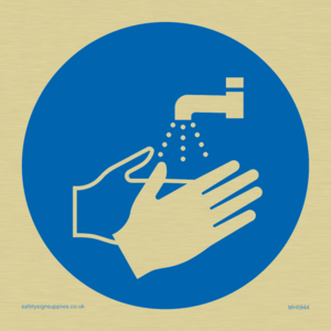 MH5944: Hand wash symbol